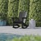 Flash Furniture Black Adirondack Rocking Chair with Cupholder LE-HMP-1045-31-BK-GG - alternate 7